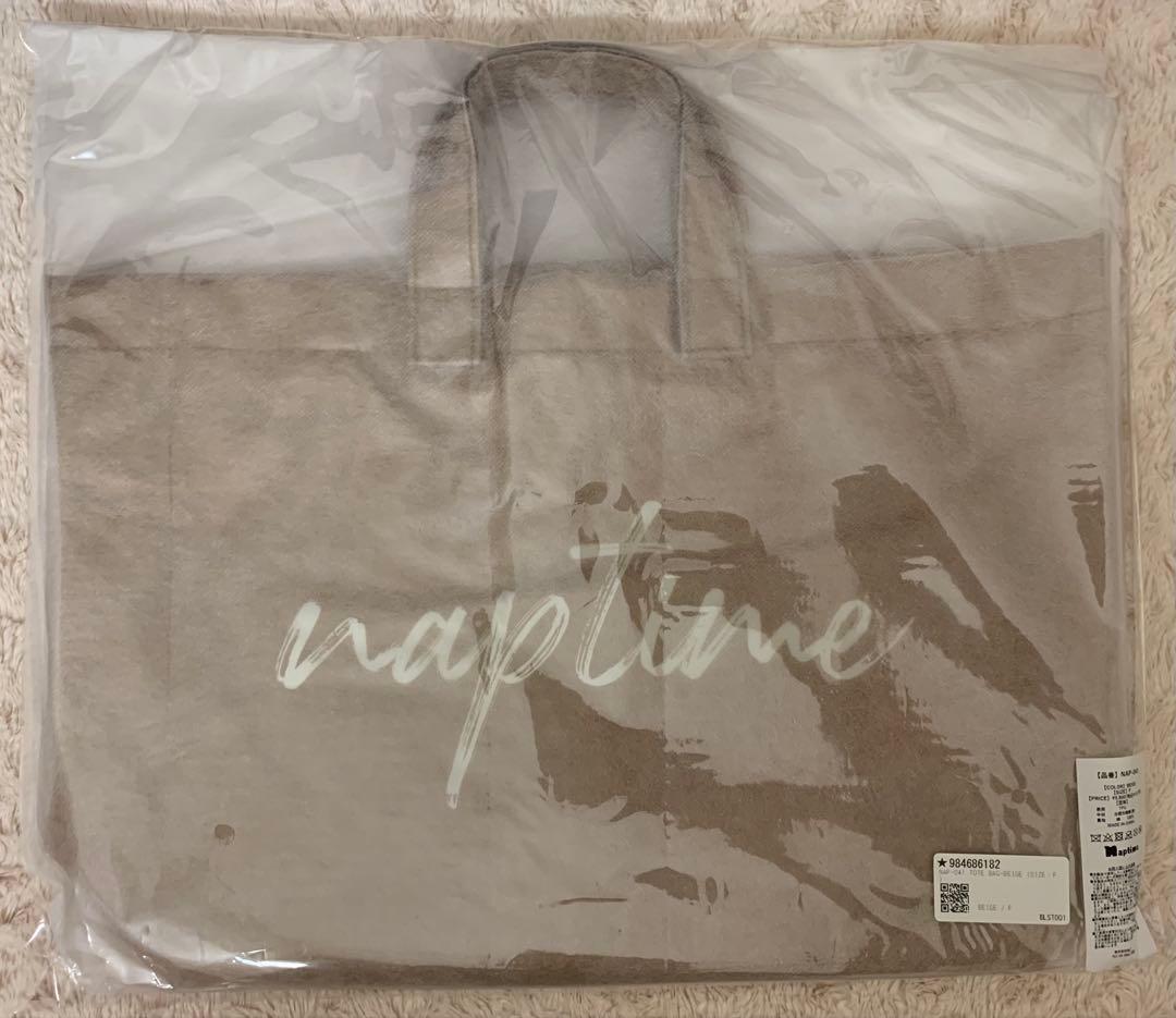 【(*´ω｀*) 】Naptime. トートバッグ BEIGE