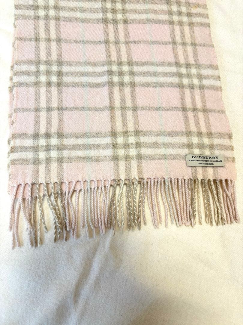 BURBERRY バーバリー マフラー カシミヤ100% チェック