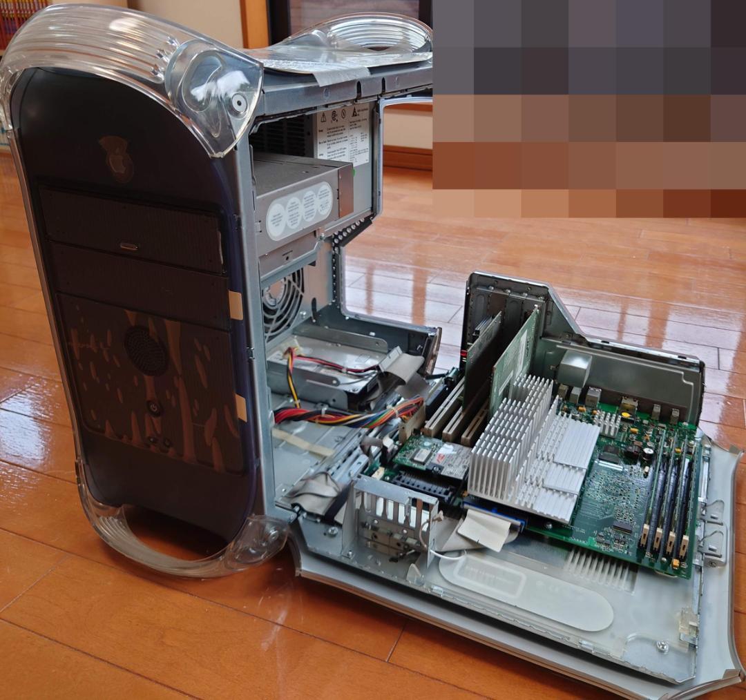 Apple Power Mac G4 グラフィックカード＆SCSI装着、HDD無