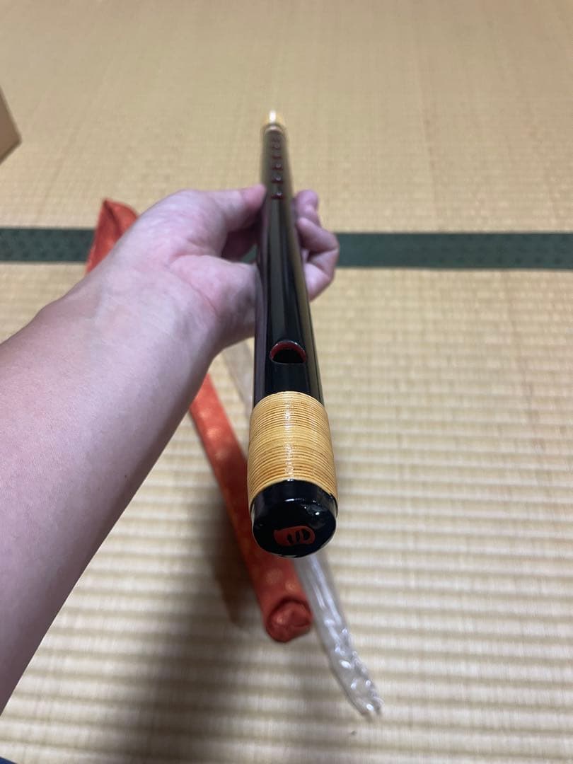 篠笛　獅子田　四本調子　キズ少