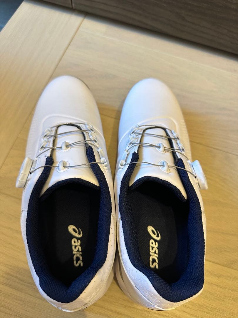 ASICS ゴルフシューズ 女性用 ホワイト24.5cm