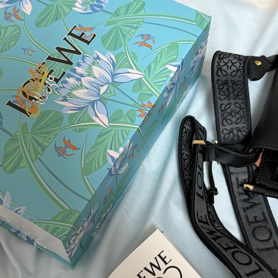 ロエベ LOEWE ゲートデュアルバックミニ ブラック