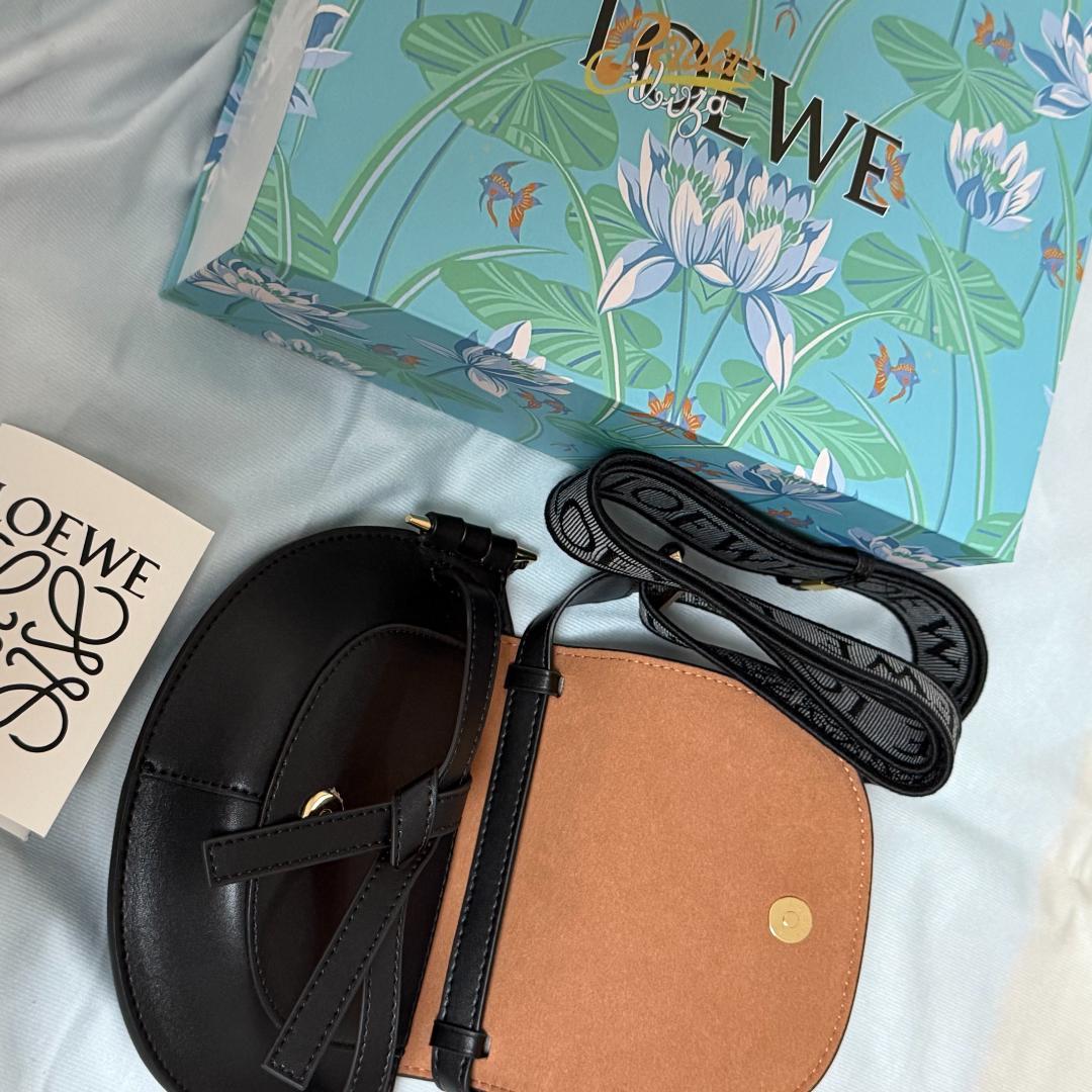 ロエベ LOEWE ゲートデュアルバックミニ ブラック
