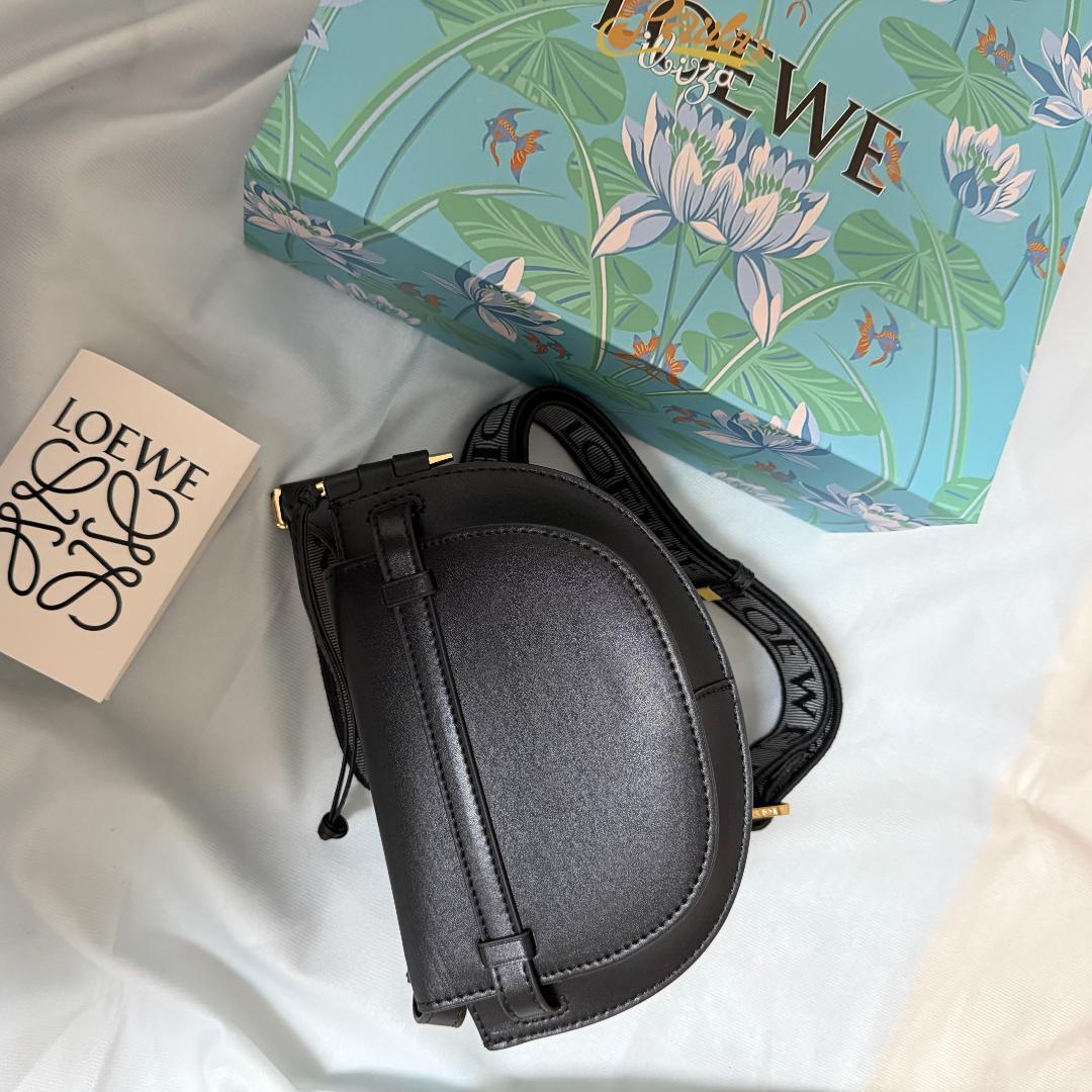 ロエベ LOEWE ゲートデュアルバックミニ ブラック