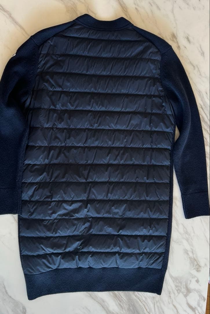 MONCLER【XS大きめレディース】HYBRID カーディガン ネイビー