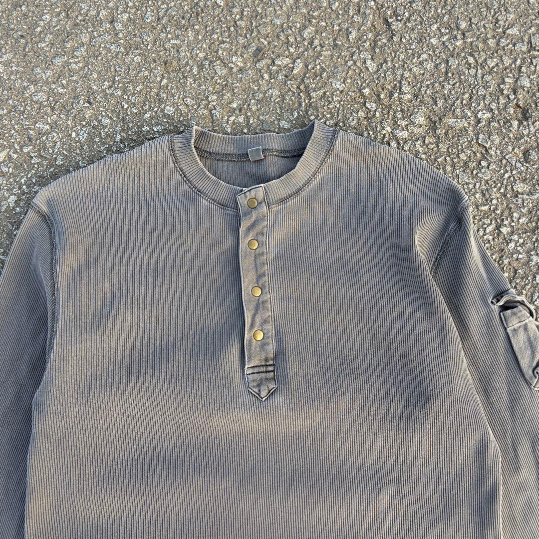 00s old uniqlo ヘンリーネック カットソー