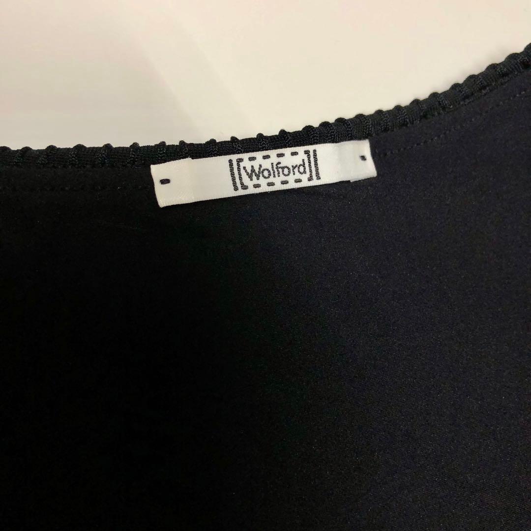 Wolford ウルフォード 黒タイトワンピース S 美品