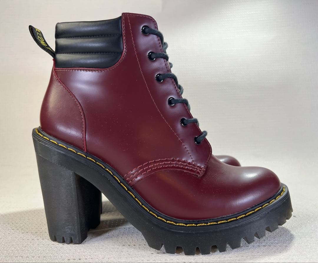 UK5_24cm 美品 Dr.Martens PERSEPHONE ヒールブーツ