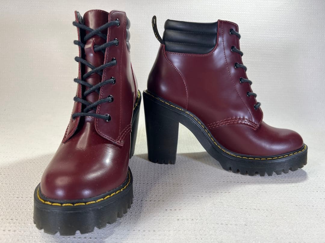 UK5_24cm 美品 Dr.Martens PERSEPHONE ヒールブーツ