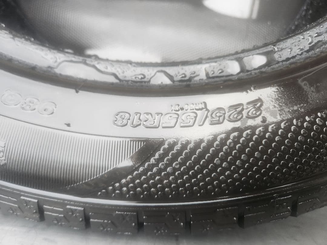 引き取り希望　スタッドレス　225/55R18 ４本セット　バリ山　2023年