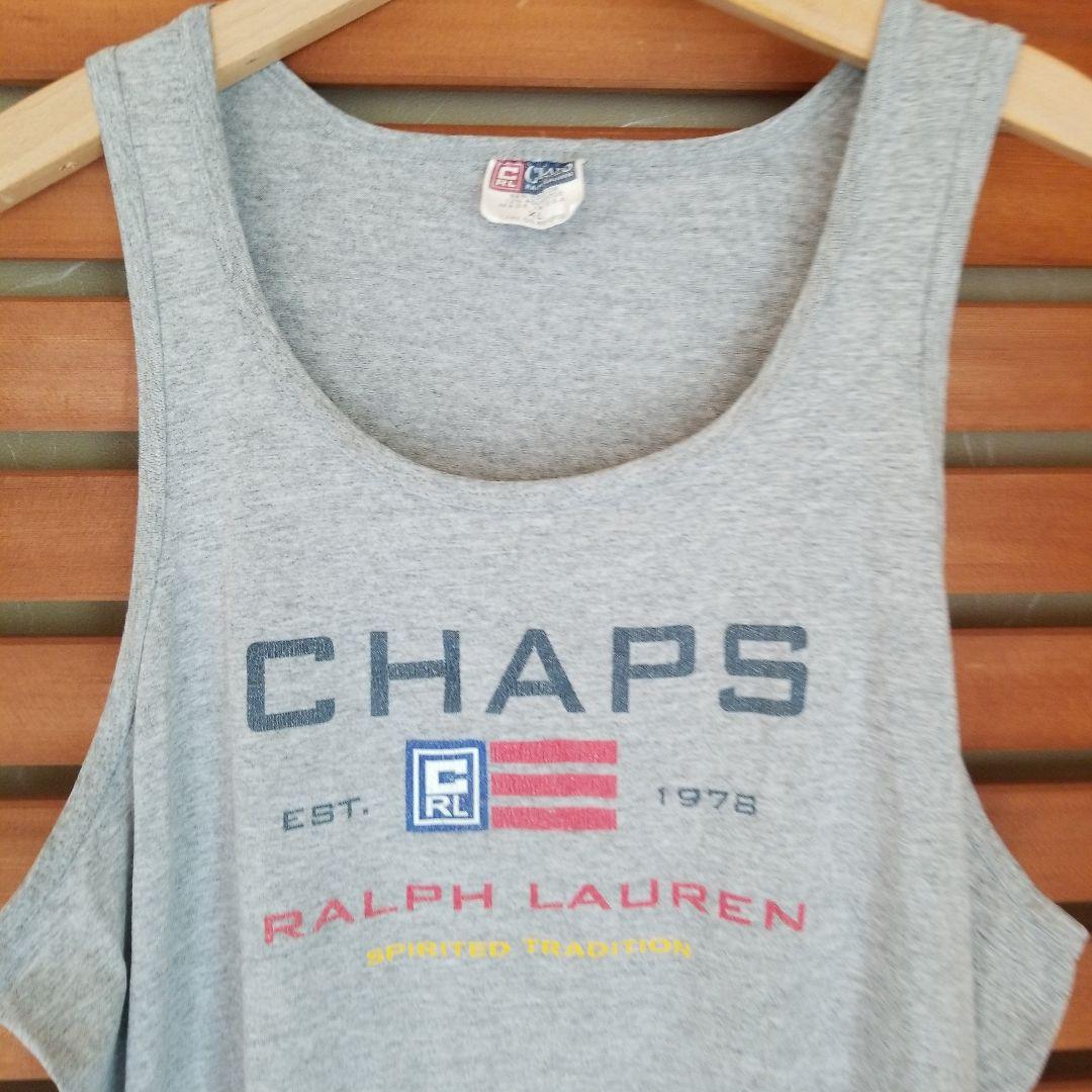 ラルフローレン　タンクトップCHAPS EST.1978MADE IN USA！
