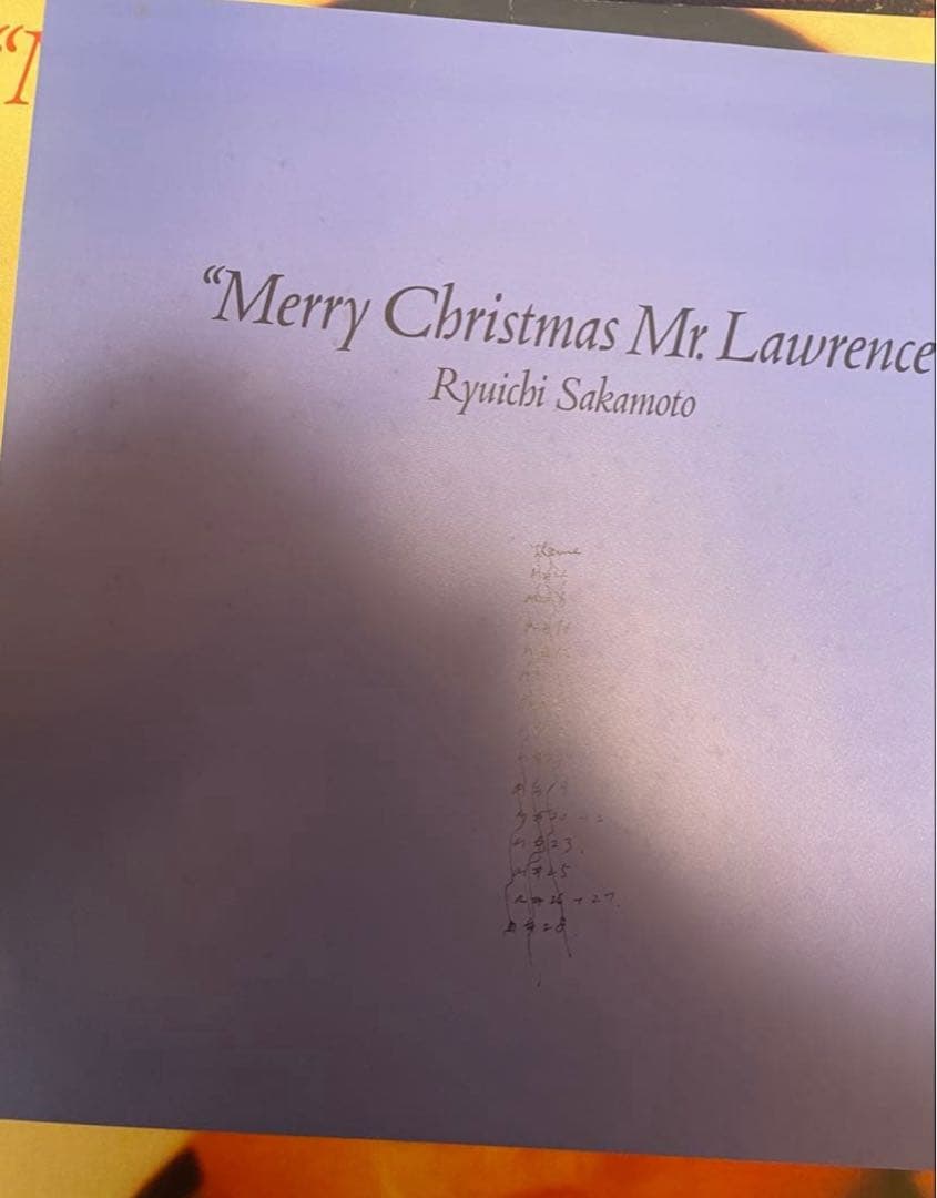 Merry Christmas 坂本龍一　戦場のメリークリスマス　レコード