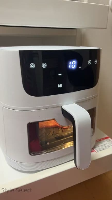ビリシャス電気フライヤー 可視窓 大容量 4.5L 1-5 人用省エネモデル