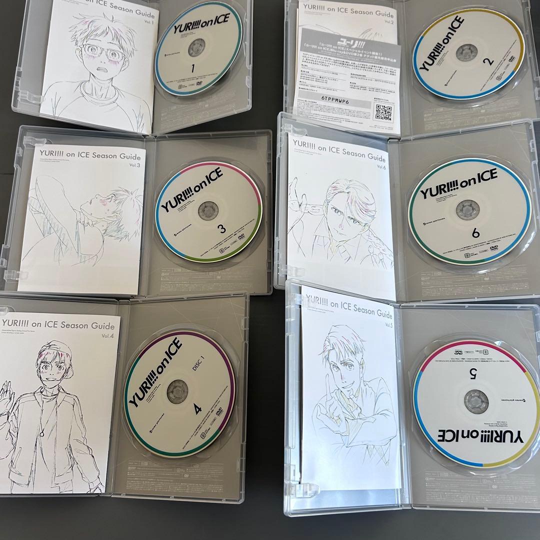 DVD ユーリ!!! YURI!!! on ICE　全巻セット 全６巻　BOX
