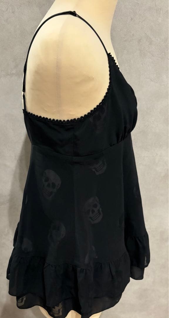 y2k 00s HYSTERIC GLAMOUR スカル シアー キャミソール