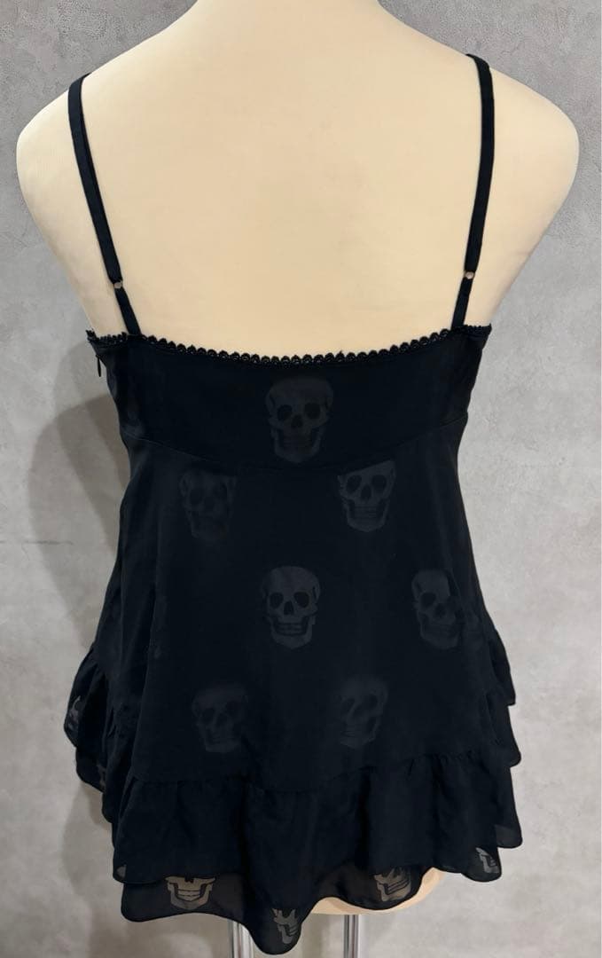 y2k 00s HYSTERIC GLAMOUR スカル シアー キャミソール