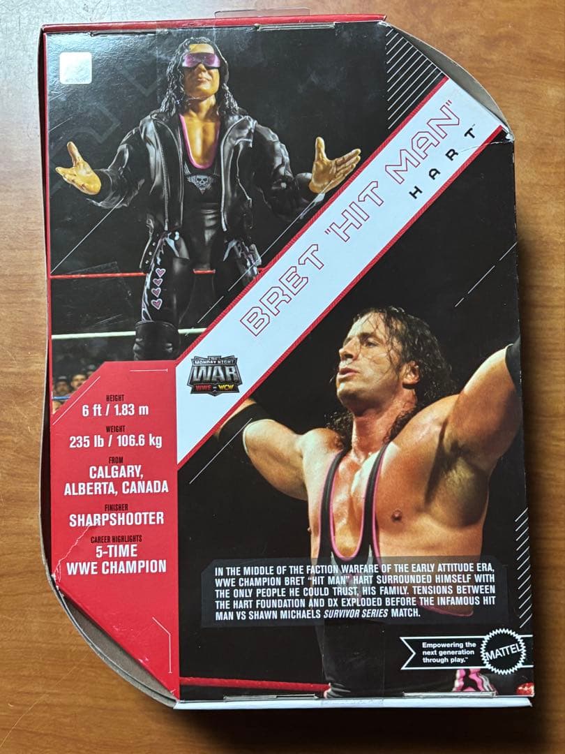 WWE ブレット・ヒットマン・ハート　アルティメットエディション　フィギュア