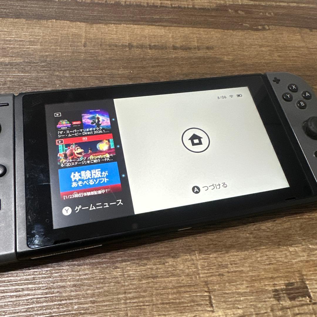 Nintendo Switch グレー 本体/ケース付