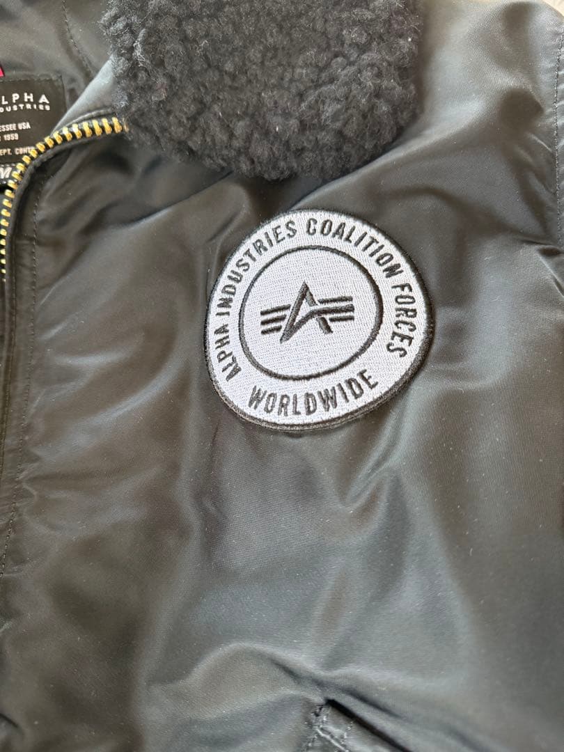 ALPHA INDUSTRIES ブラック MA-1ジャケット L