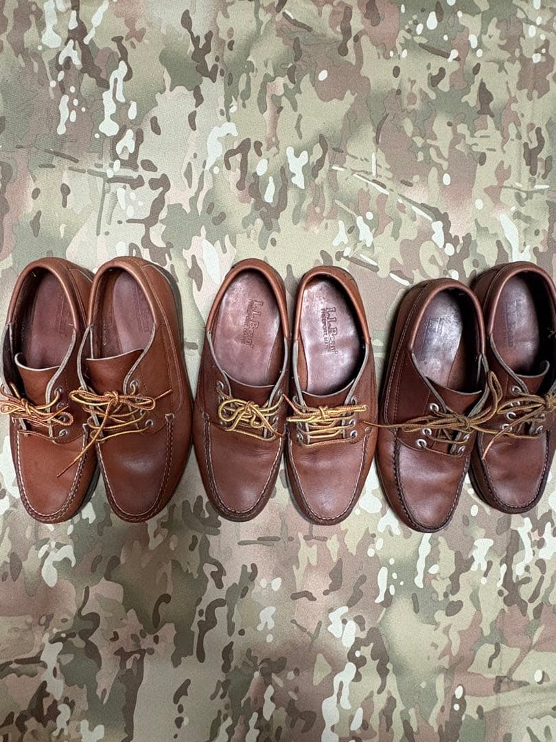 ☆L.L.Bean☆エルエルビーン ☆ハンドソーンモカシン☆ブルーチャーモック☆
