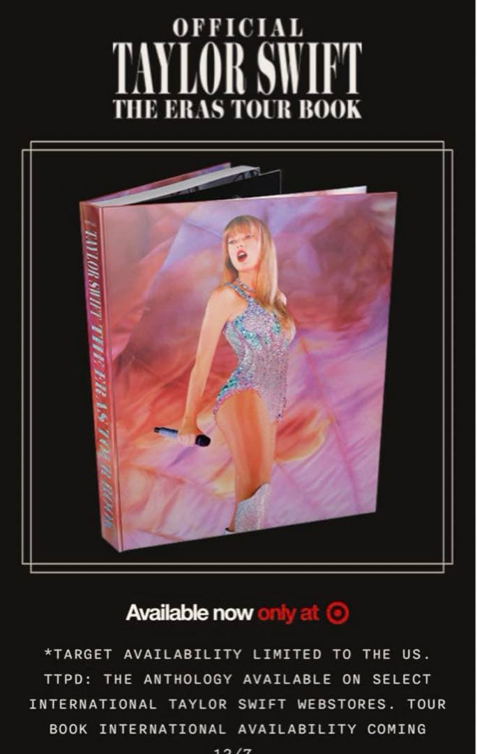 Taylar Swift テイラースウィフト　Eras TourTarget限定