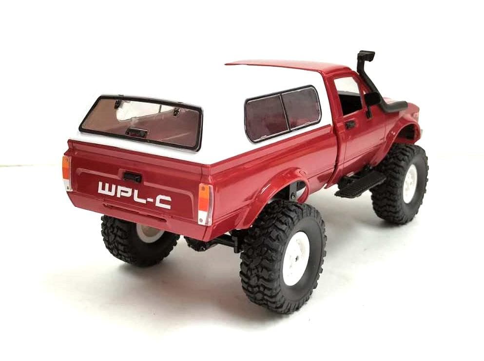 1/16ラジコンカー　WPL　C24-1　レッド　ピックアップトラックタイプ