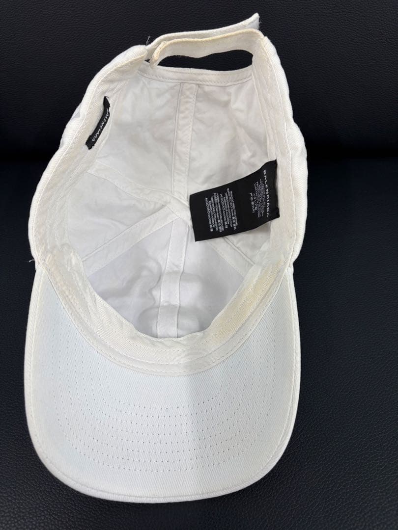 Balenciaga ロゴキャップ 白 BBロゴ メンズ レディース