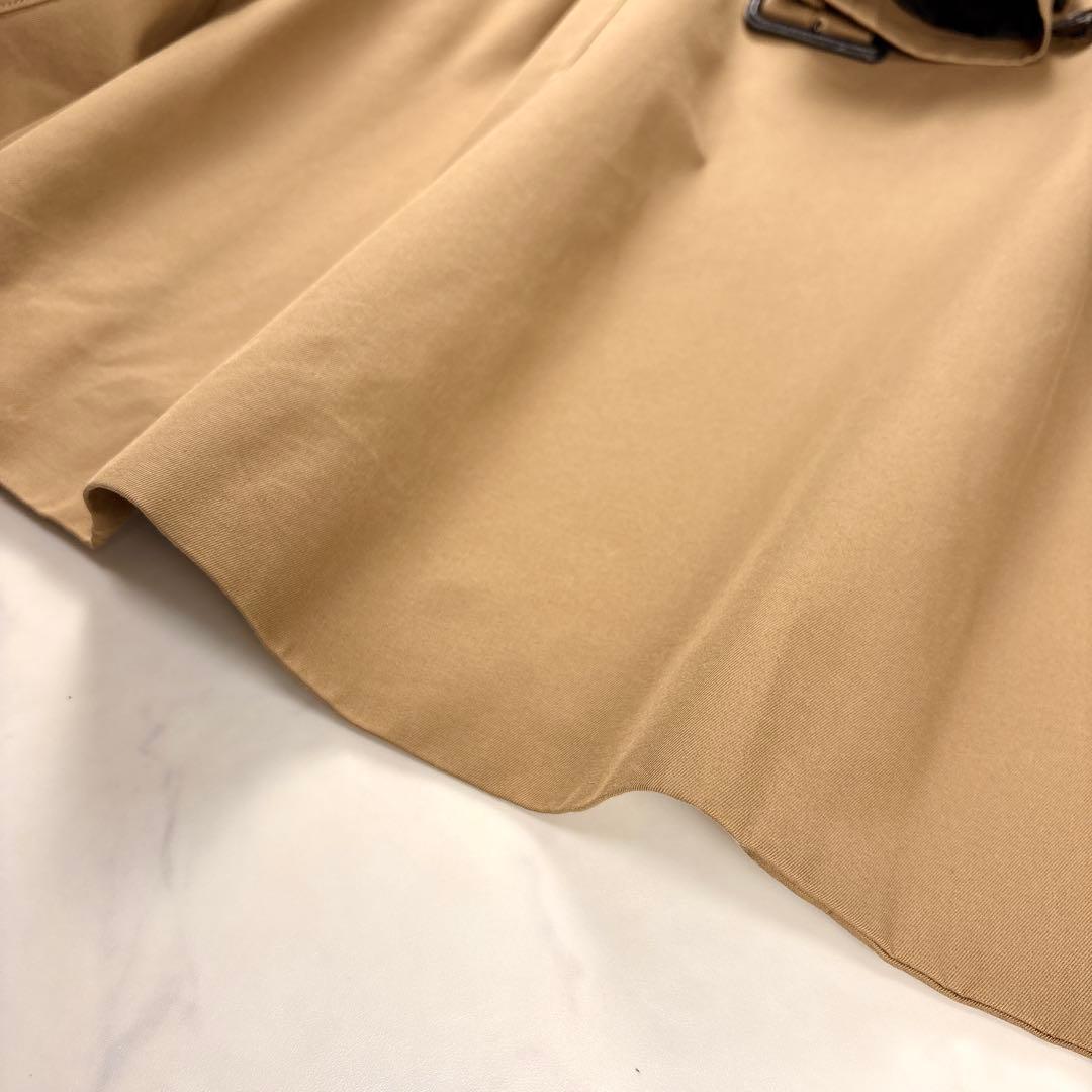 HYKE トレンチコート ライナー付 ベルト ベージュ