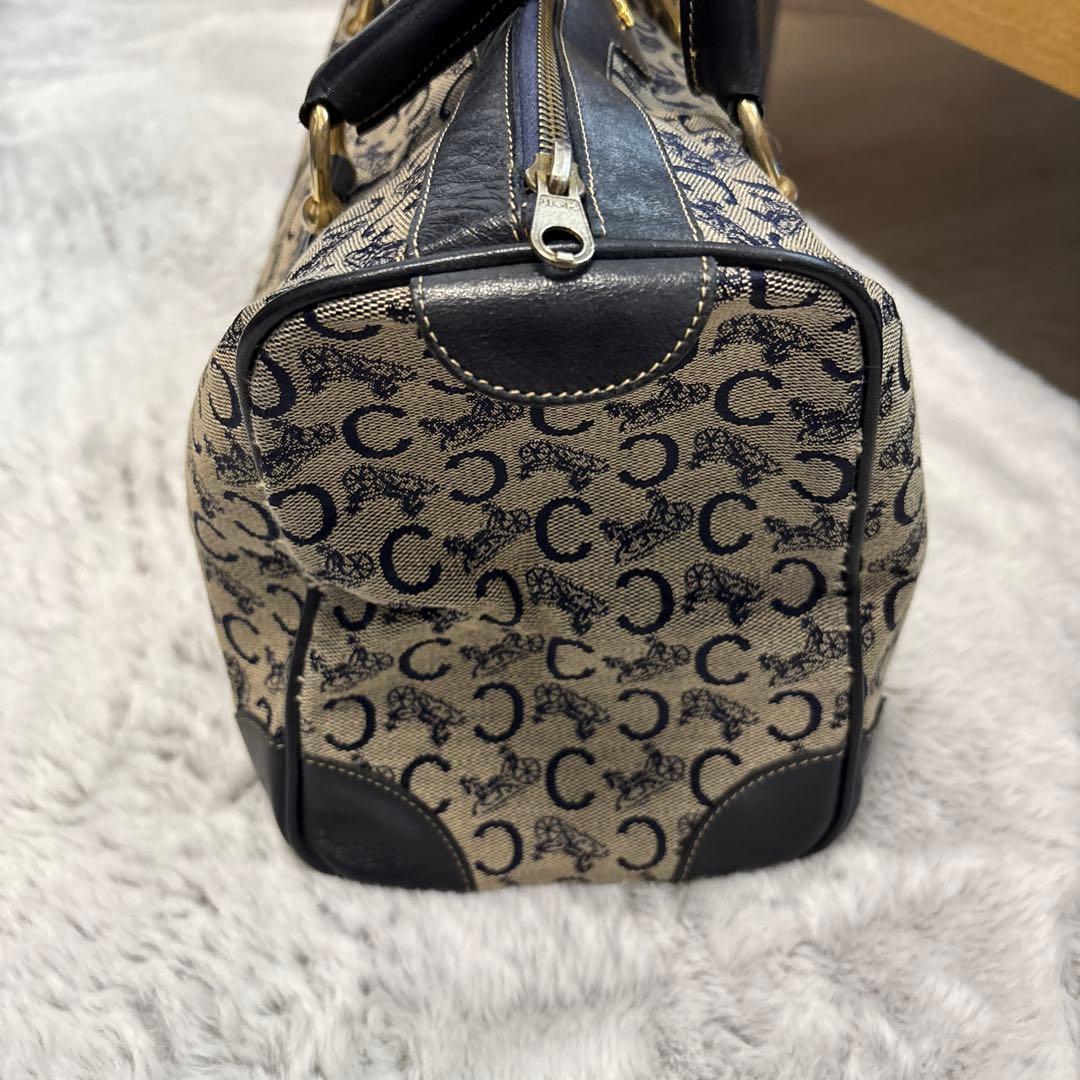 CELINE セリーヌ ボストンバッグ ベージュ ブラック