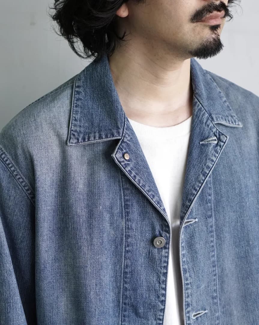 ジャケット・アウター ULTERIOR#25AW#FADED LIGHT DENIM#COVERALL
