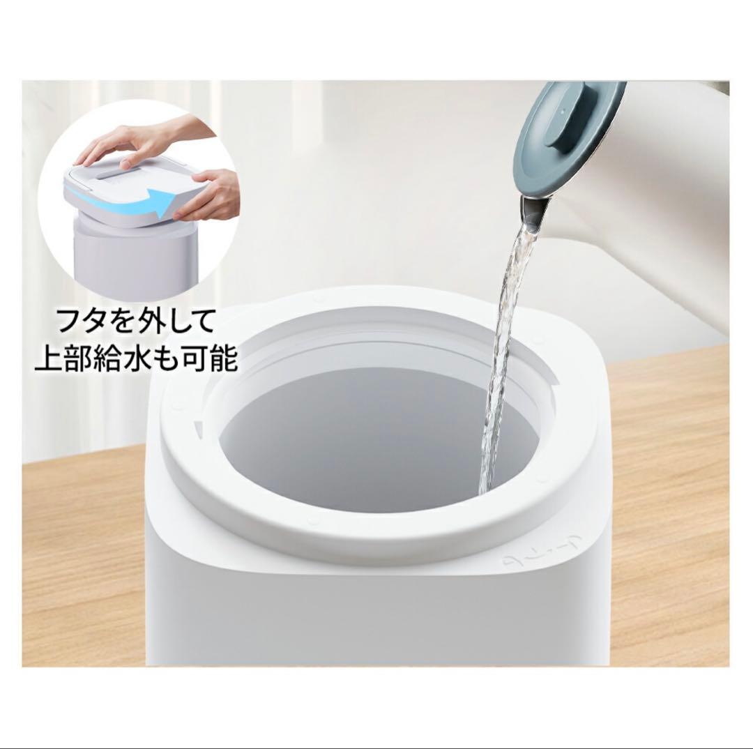 新品未使用　Steamio-1 スチーム式加湿器 ホワイト 4L