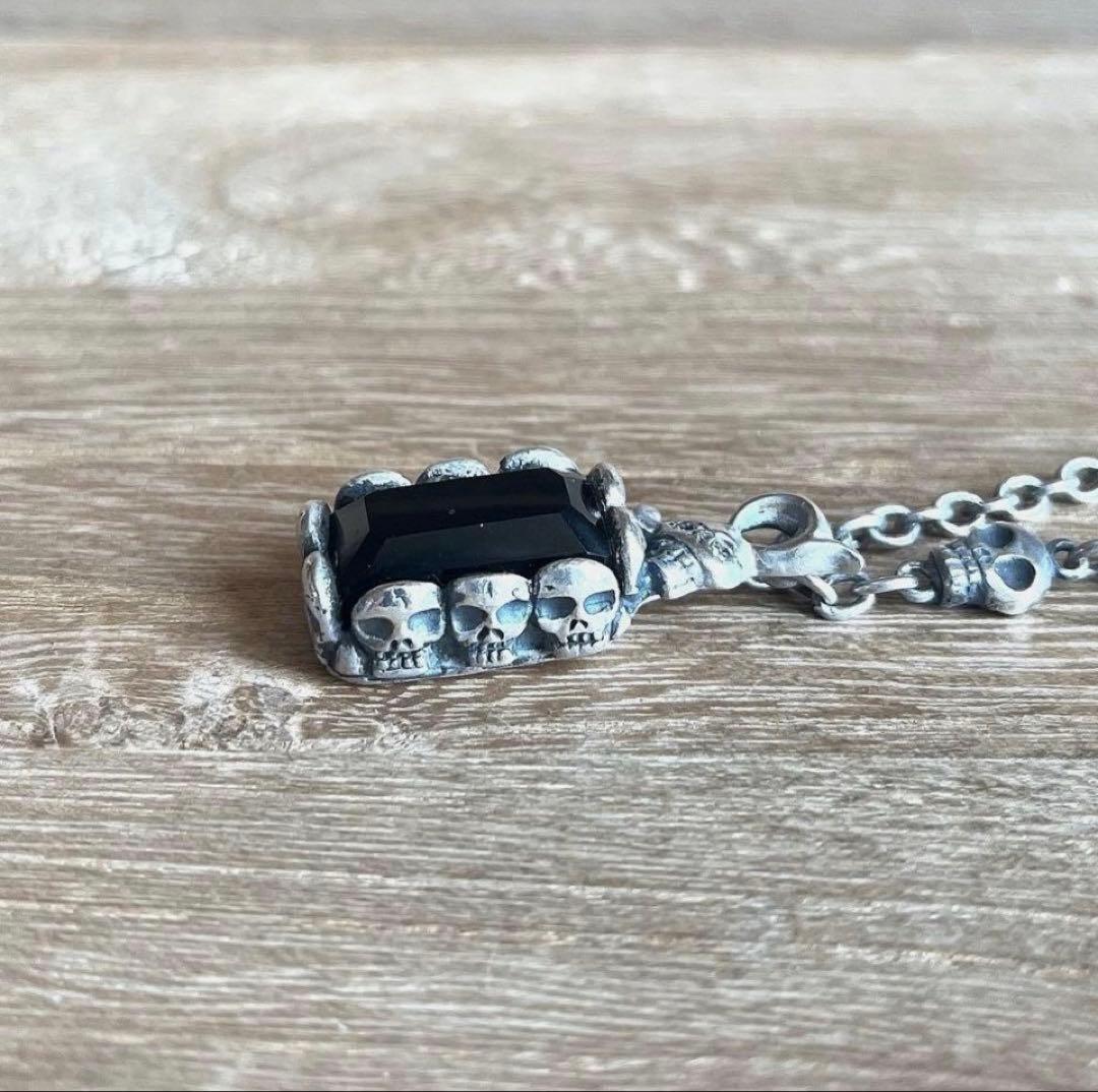 ジャンポールゴルチエ スカル モチーフ SILVER ネックレス
