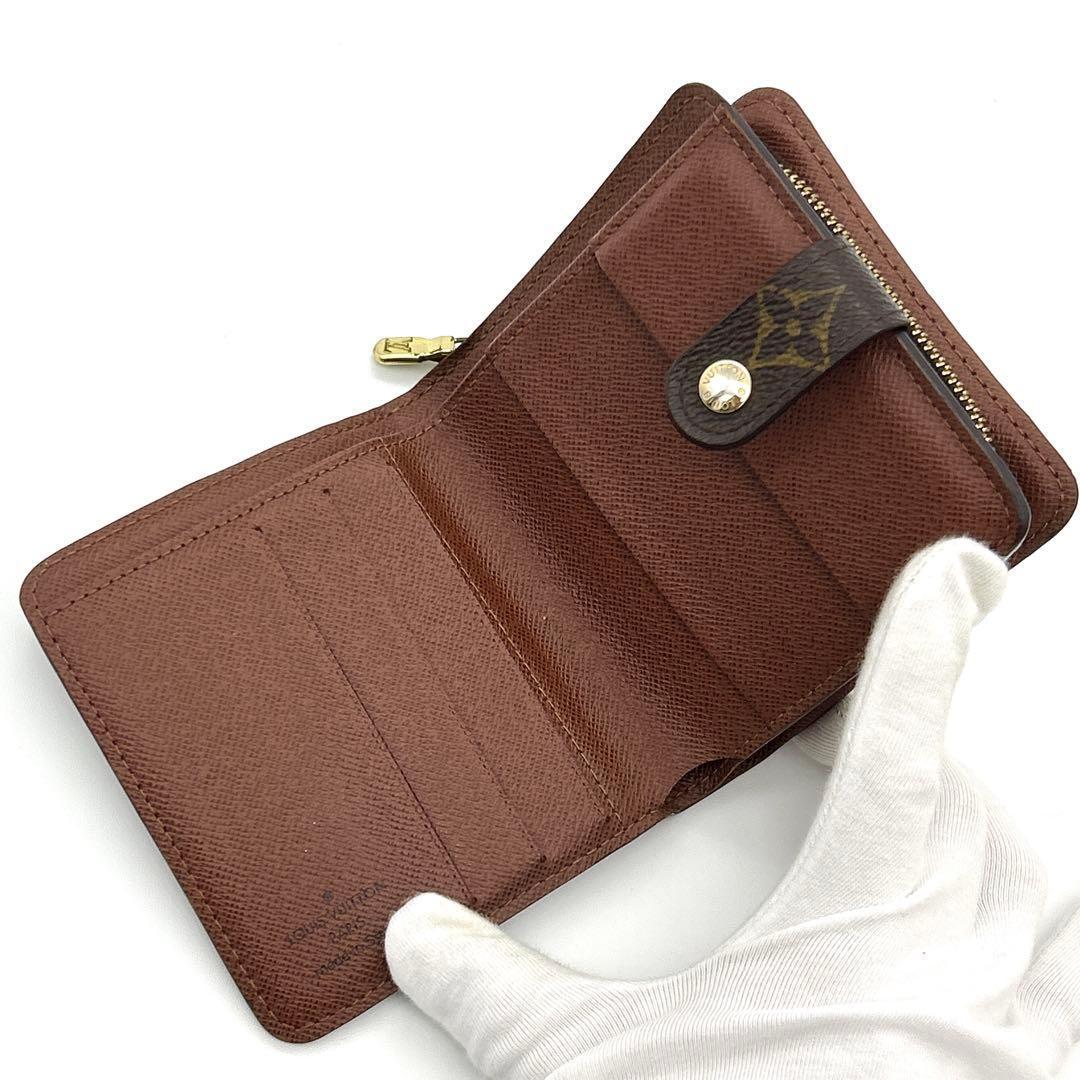 ❣️【極美品】ルイヴィトン モノグラム コンパクトジップ 二つ折り財布