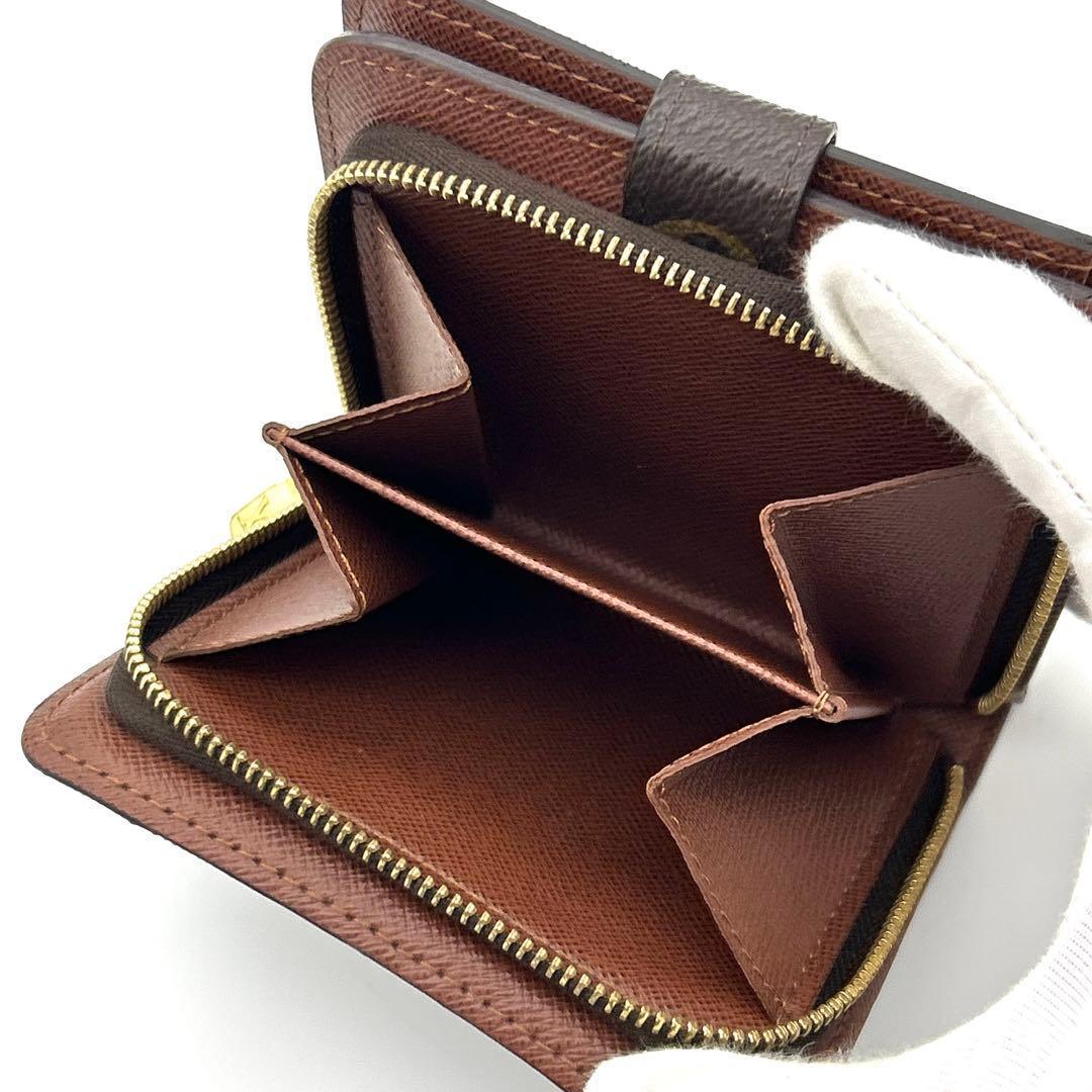 ❣️【極美品】ルイヴィトン モノグラム コンパクトジップ 二つ折り財布
