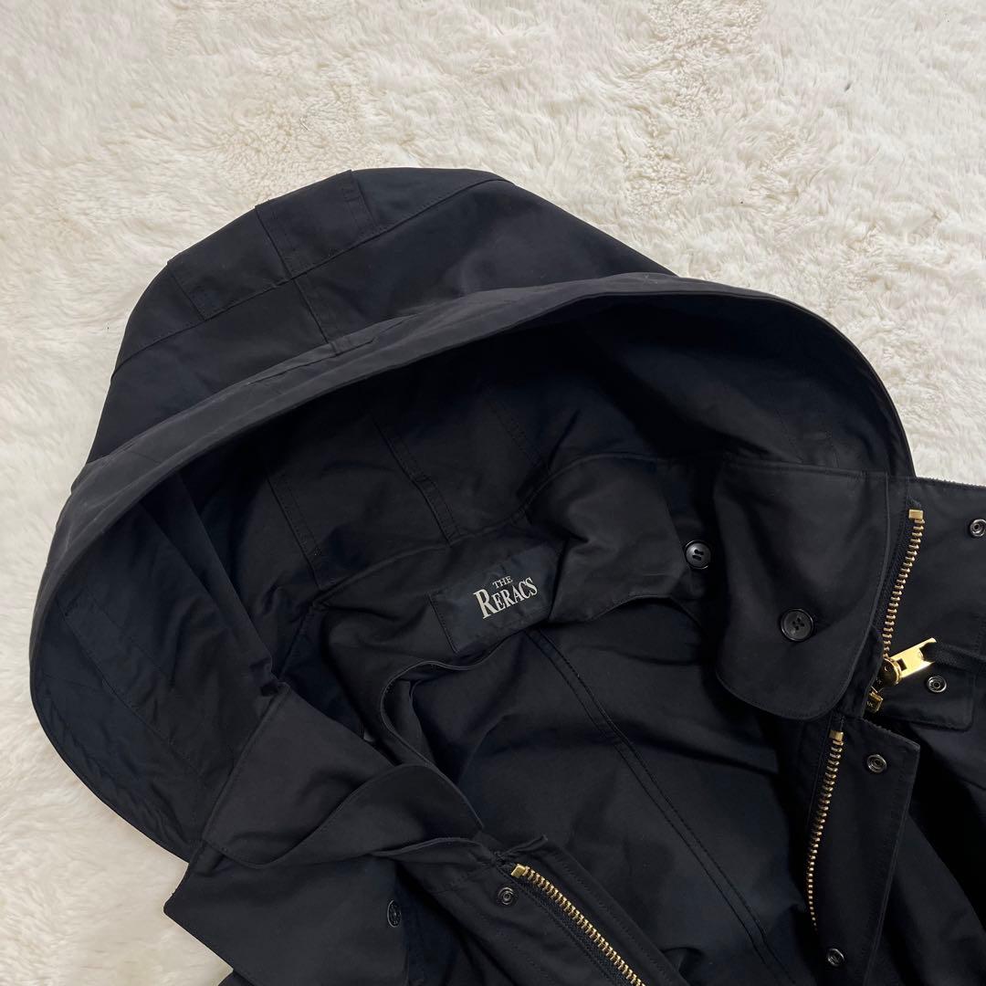 THE RERACS ザリラクスモッズコート 36 アローズ別注　黒