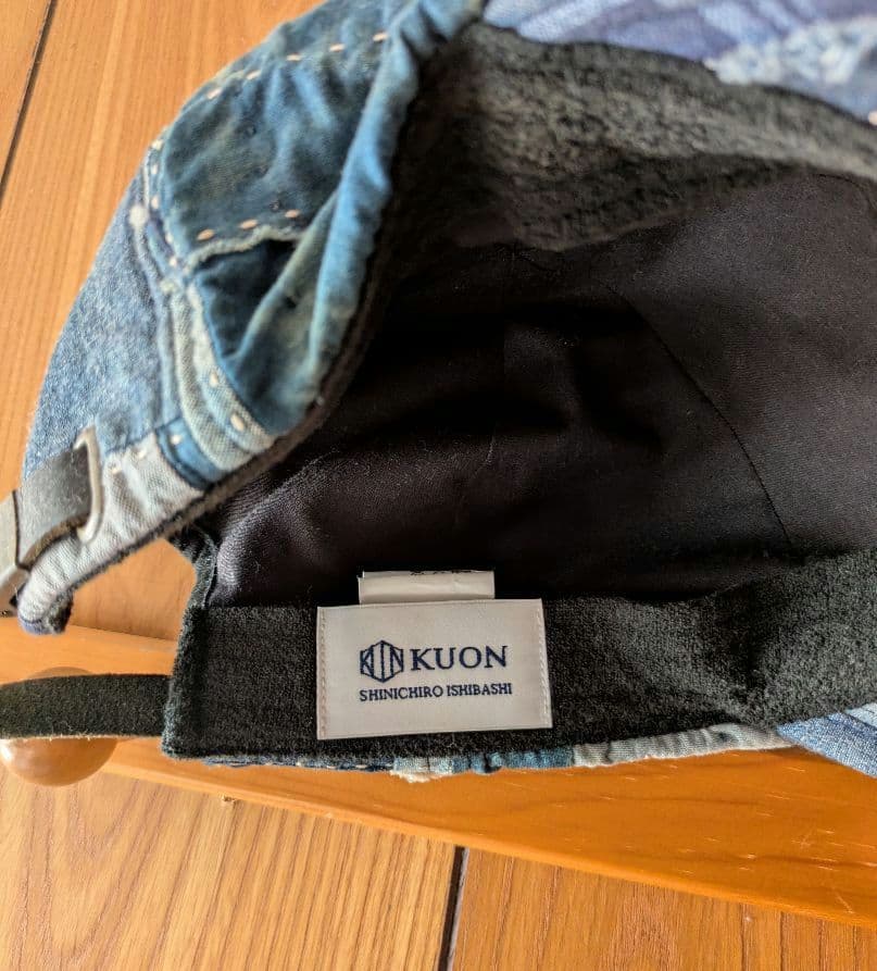 【KUON】Boro Cap　NAVY/free