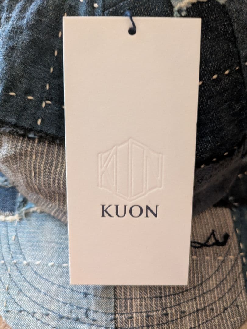 【KUON】Boro Cap　NAVY/free
