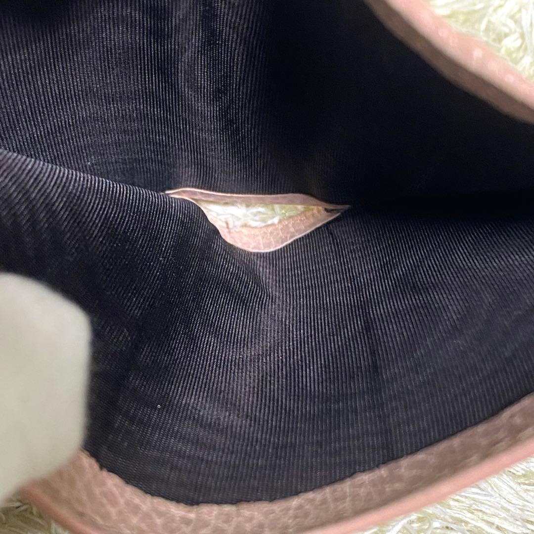 GUCCI グッチ✨ GGマーモント バタフライ 二つ折り財布 蝶 シボ革