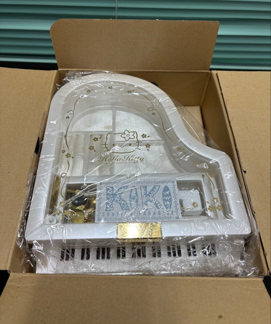 希少ハローキティ グランドピアノ オルゴール 長期保管品