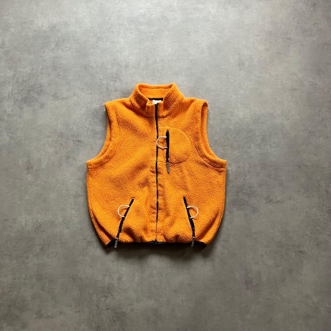 トップス 90s l.l.bean reflector fleece zip vest