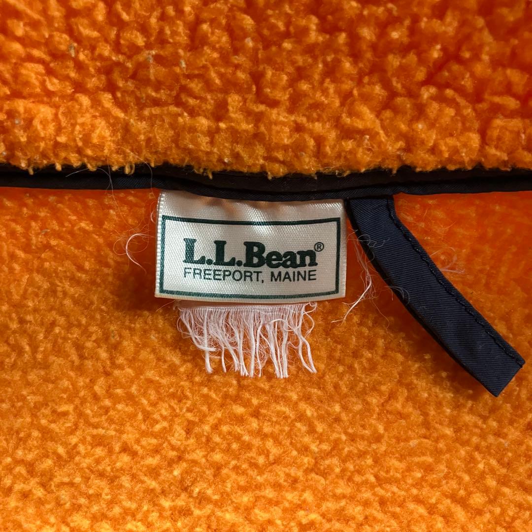 トップス 90s l.l.bean reflector fleece zip vest