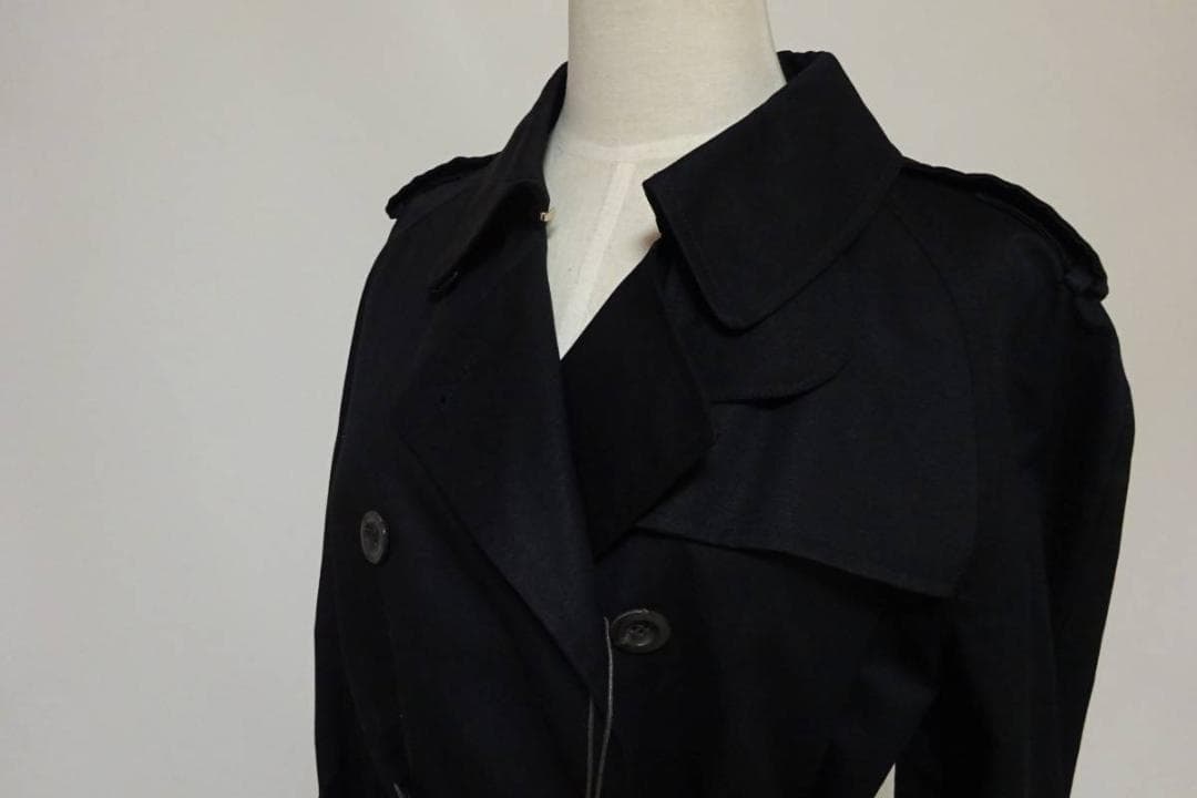 未使用 GUCCI グッチ トレンチ? コート 黒/ブラック 46 丈95㎝　a