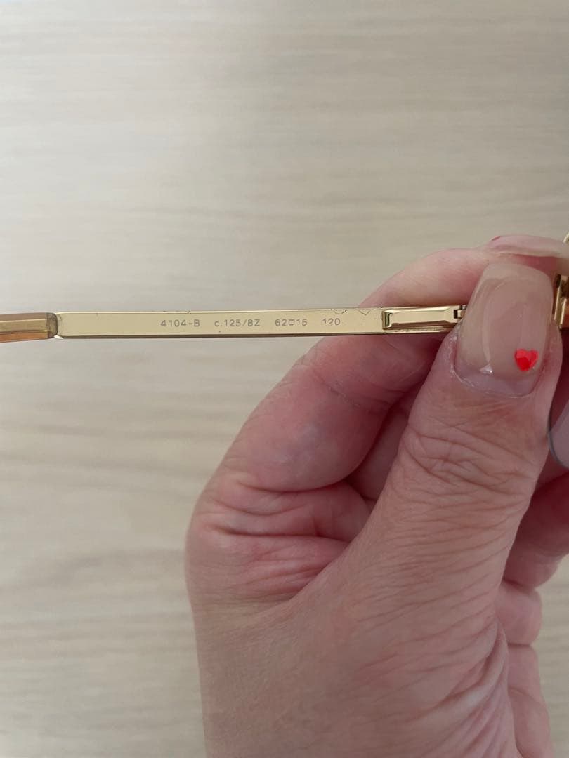 希少CHANEL リムレス 4104B サングラスメタルココマーク ヴィンテージ