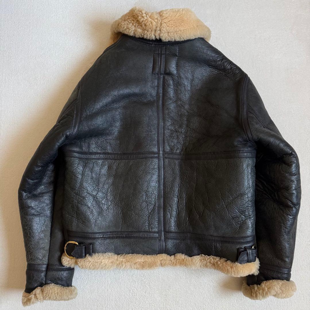 Schott B-3 フライトジャケット シープスキン グレー 42