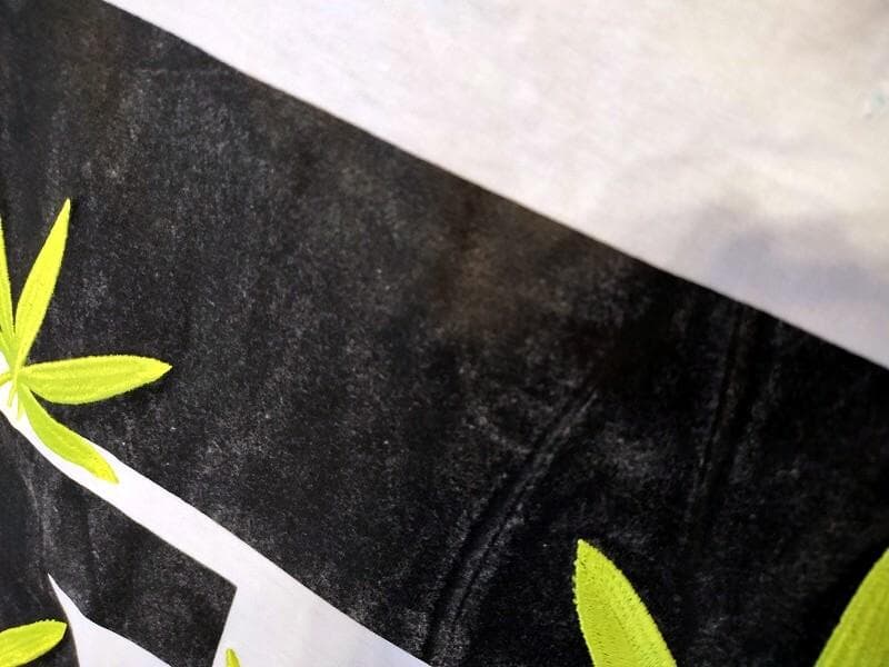 【新品】OFF-WHITE Weed Arrows 限定版刺繍Tシャツ 白 XL