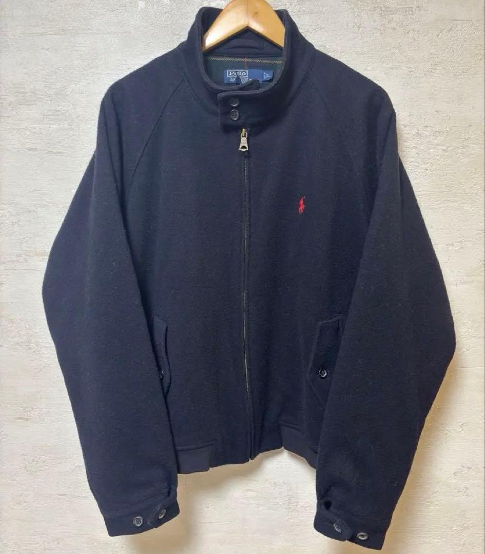 Polo Ralph Lauren 90s ウール ハリントンジャケット G9