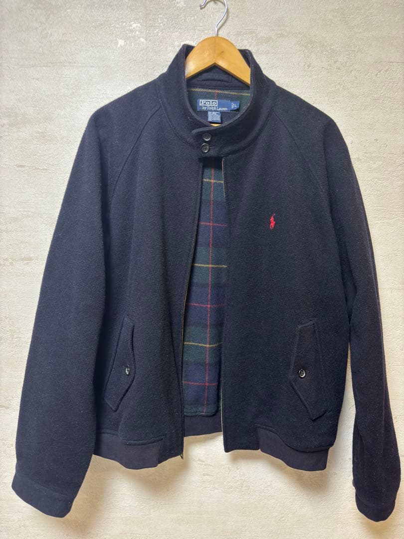 Polo Ralph Lauren 90s ウール ハリントンジャケット G9