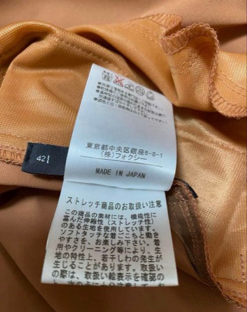 ⭐︎フォクシーニューヨーク　ワンピース　希少サイズ42