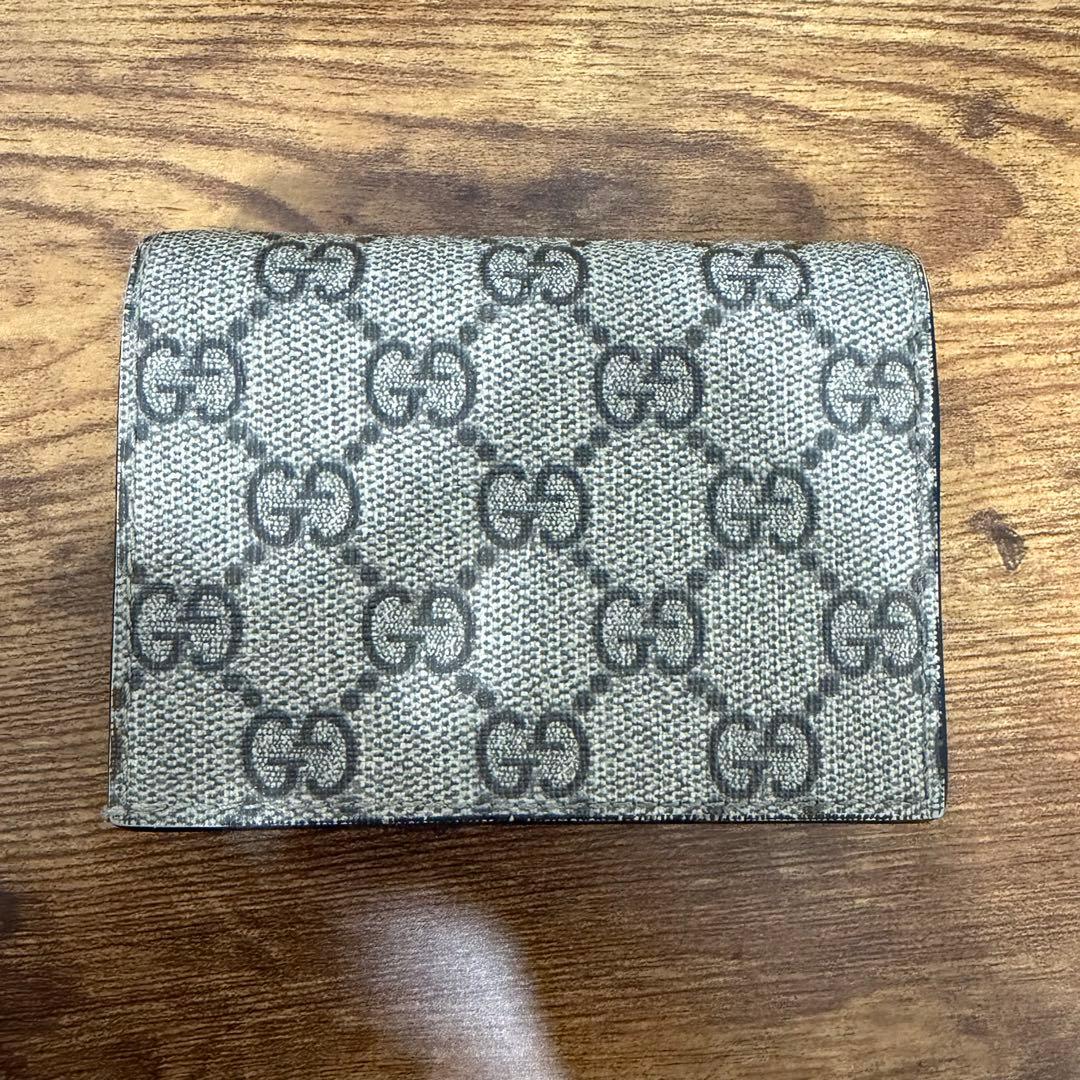 【美品】GUCCI GGマーモント GGスプリーム 財布