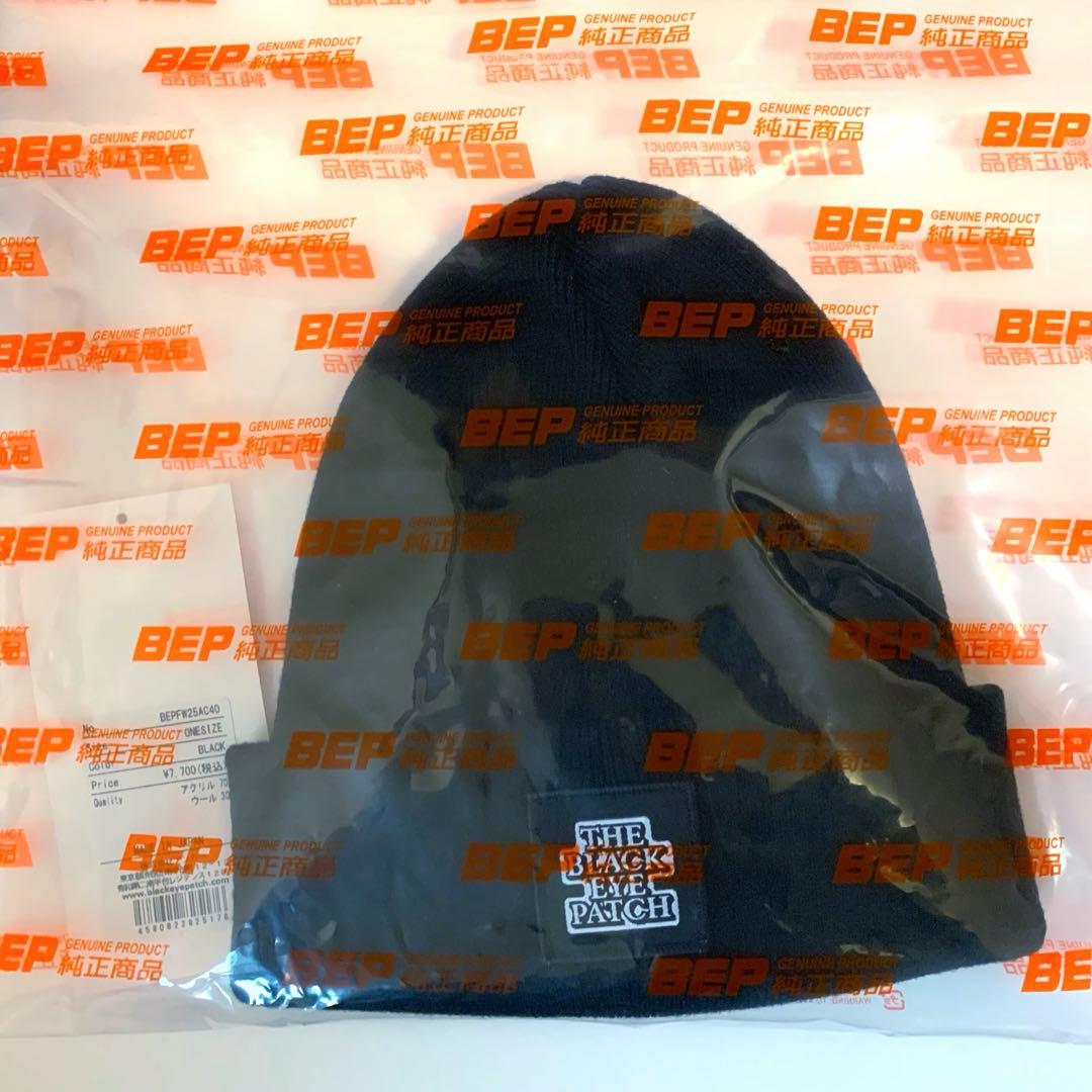 【新品未使用】BLACK EYE PATCH BEANIE ブラック